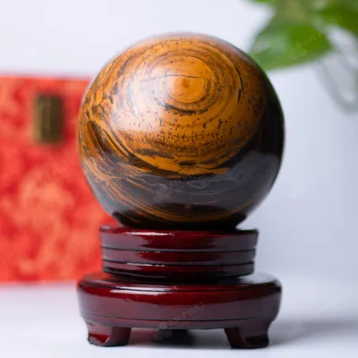 Quả Cầu Phong Thủy Đá Mắt Hổ - 2,34kg - M0390234