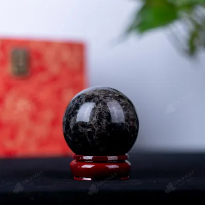 Quả Cầu Phong Thủy Đá Thạch Anh Đen - 0,47kg - M2602047