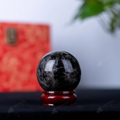 Quả Cầu Phong Thủy Đá Thạch Anh Đen - 0,47kg - M2602047