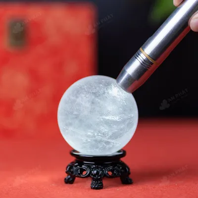 Quả Cầu Phong Thủy Đá Thạch Anh Trắng - 0,51Kg - M2824051