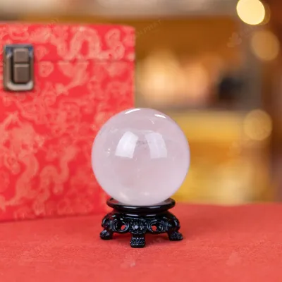 Quả Cầu Phong Thủy Đá Thạch Anh Trắng - 0,52Kg - M2824052