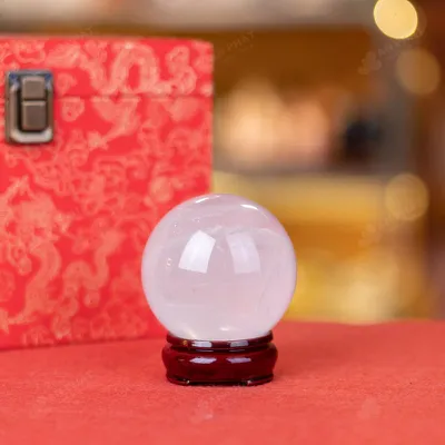 Quả Cầu Phong Thủy Đá Thạch Anh Trắng - 0,52Kg - M2824052