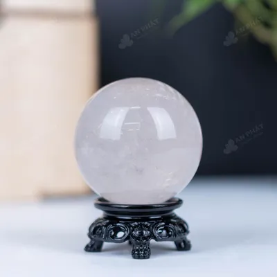 Quả Cầu Phong Thủy Đá Thạch Anh Trắng 2A - 0,55kg - M0387055 