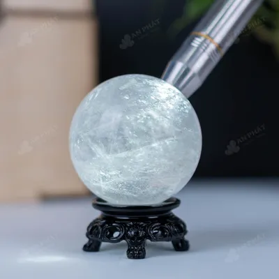 Quả Cầu Phong Thủy Đá Thạch Anh Trắng 2A - 0,6kg - M038706