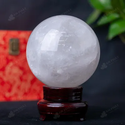 Quả Cầu Phong Thủy Đá Thạch Anh Trắng - 2,84Kg - M0606284