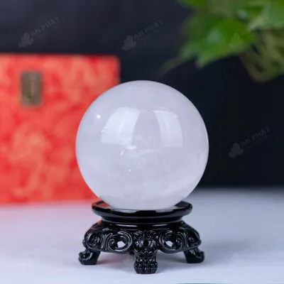 Quả Cầu Phong Thủy Đá Thạch Anh Trắng - 1,38Kg - M2607138