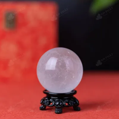Quả Cầu Phong Thủy Đá Thạch Anh Trắng - 0,45Kg - M2824045