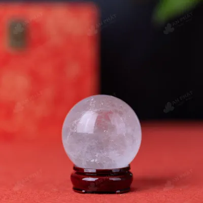 Quả Cầu Phong Thủy Đá Thạch Anh Trắng - 0,45Kg - M2824045