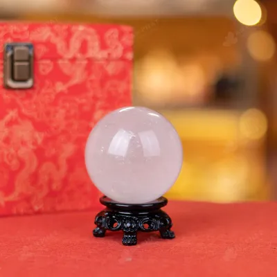 Quả Cầu Phong Thủy Đá Thạch Anh Trắng - 0,54Kg - M2824054