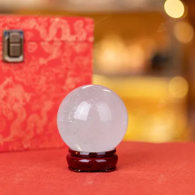Quả Cầu Phong Thủy Đá Thạch Anh Trắng - 0,56Kg - M2824056
