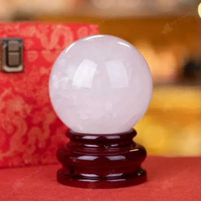 Quả Cầu Phong Thủy Đá Thạch Anh Trắng - 1,55Kg - M2824155