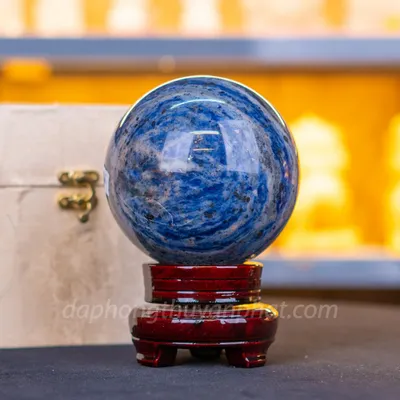 Quả Cầu Phong Thủy Đá Sodalite Xanh 2.25kg - 11cm M05552