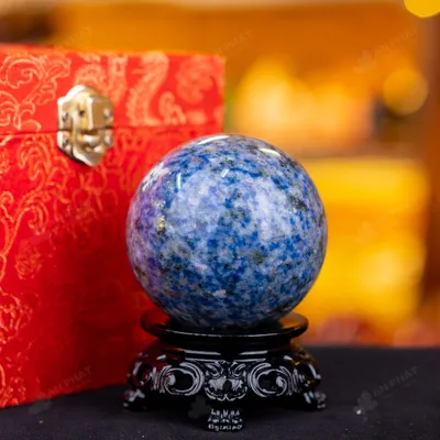 Quả Cầu Sodalite Xanh Nước Biển - 0,47kg - M0555047