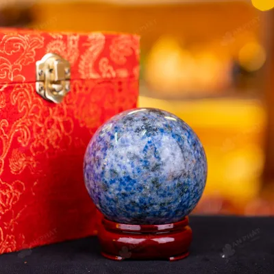 Quả Cầu Sodalite Xanh Nước Biển - 0,47kg - M0555047