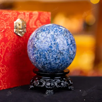 Quả Cầu Sodalite Xanh Nước Biển - 0,65kg - M0555065