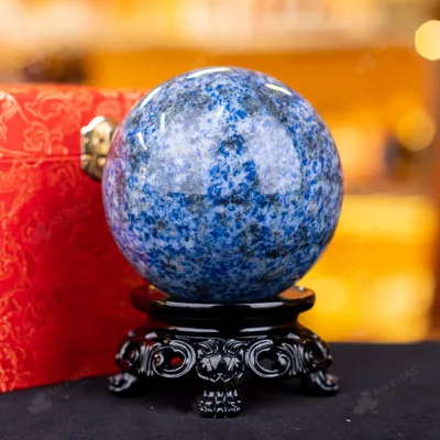 Quả Cầu Sodalite Xanh Nước Biển - 1,27kg - M0555127