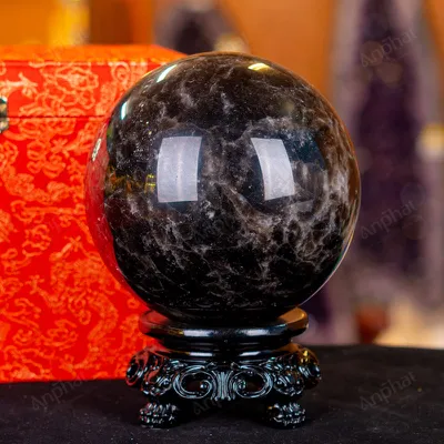 Quả Cầu Phong Thủy Đá Thạch Anh Đen - 4,4kg - M038344