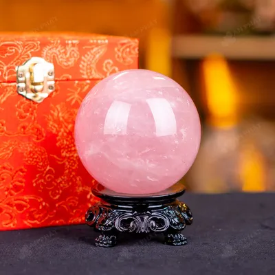 Quả Cầu Phong Thủy Đá Thạch Anh Hồng - 0,68kg - M1479068