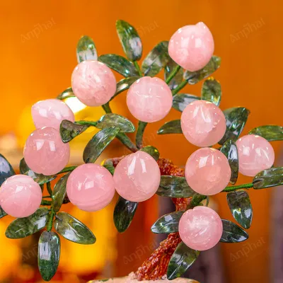 Cây Đào Đá Thạch Anh Hồng 2A 12 Quả 016-0762A-12