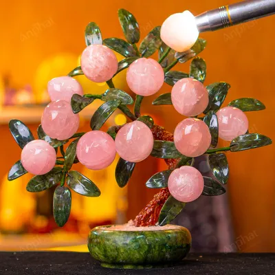 Cây Đào Đá Thạch Anh Hồng 2A 12 Quả 016-0762A-12