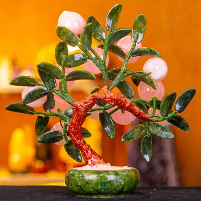 Cây Đào Đá Thạch Anh Hồng 2A 12 Quả 016-0762A-12