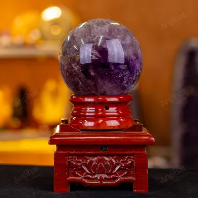 Quả Cầu Thạch Anh Tím - 1,82kg - M0641182