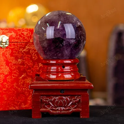 Quả Cầu Thạch Anh Tím - 2,04kg - M0641204