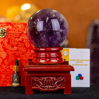 Quả Cầu Thạch Anh Tím - 2,04kg - M0641204