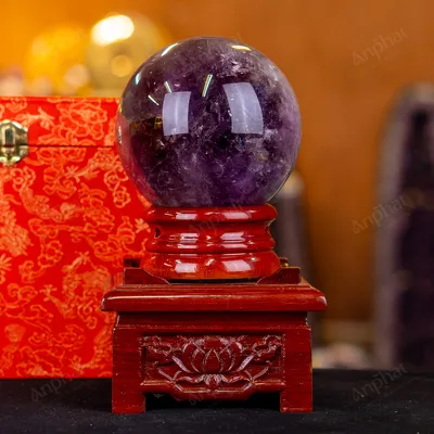 Quả Cầu Thạch Anh Tím - 2,04kg - M0641204