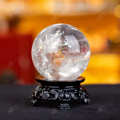 Quả Cầu Phong Thủy Đá Thạch Anh Trắng - 0,48Kg - M2816048