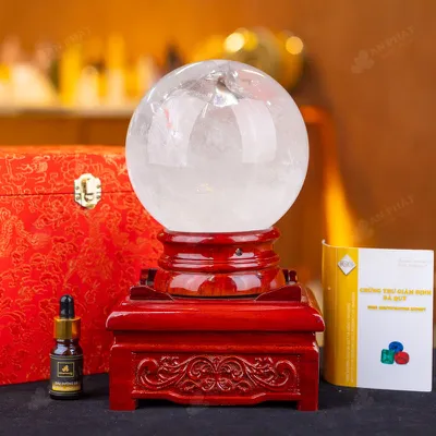 Quả Cầu Phong Thủy Đá Thạch Anh Trắng - 4,04Kg - M2908404