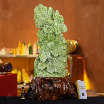 Tác Phẩm Song Ngư Ngọc Serpentine - 14,5kg - M1870145