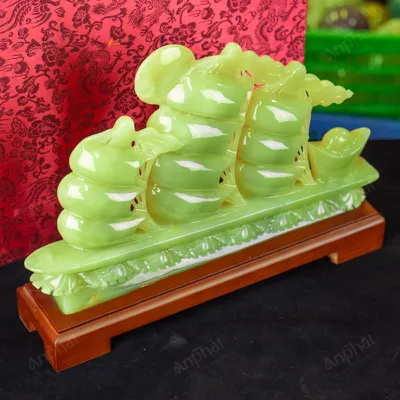 Tác Phẩm Thuận Buồm Xuôi Gió Onyx Xanh - 40cm - M294956