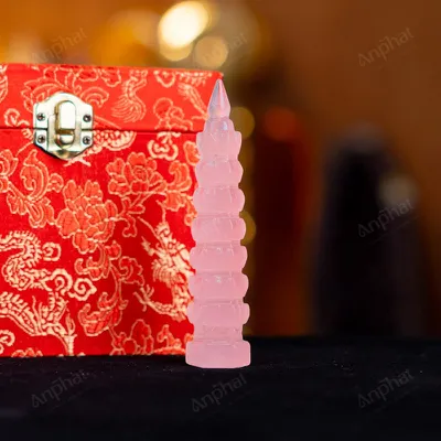 Tháp Văn Xương Thạch Anh Hồng - 0,08kg - M1358008