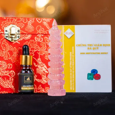 Tháp Văn Xương Thạch Anh Hồng - 0,092kg - M13580092