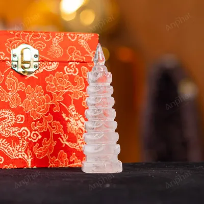 Tháp Văn Xương Thạch Anh  Trắng - 0,136kg - M24460136