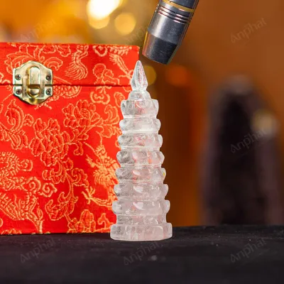 Tháp Văn Xương Thạch Anh  Trắng - 0,136kg - M24460136