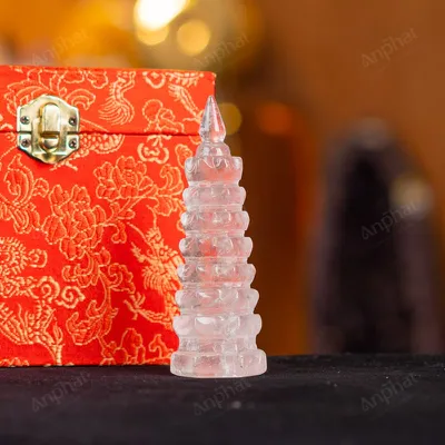 Tháp Văn Xương Thạch Anh  Trắng - 0,136kg - M24460136