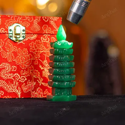 Tháp Văn Xương Thạch Anh Xanh - 0,184kg - M05980184