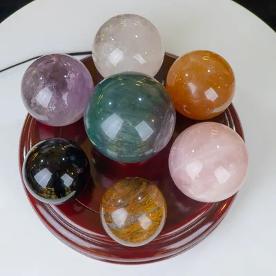 THẤT TINH TRẬN ĐỒ THẠCH ANH 7 MÀU SIZE T0 ĐẾ CÓ ĐÈN VIP