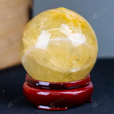 Quả Cầu Phong Thủy Đá Thạch Anh Vàng - 0,31kg - M1453031
