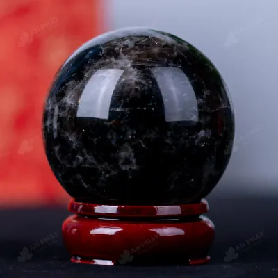 Quả Cầu Phong Thủy Đá Thạch Anh Đen - 0,47kg - M2602047