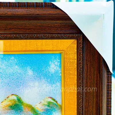 Tranh Đá Phong Thủy | Tranh Đá Quý Cao Cấp | Tranh Đá Quý Phong Cảnh | Tranh Bát Mã Chất Liệu Đá Quý Tự Nhiên 100% - Kích Thước: 1m1 x 0,80m AT014