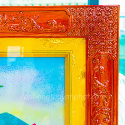 Tranh Đá Phong Thủy | Tranh Đá Quý Cao Cấp | Tranh Đá Quý Phong Cảnh | Tranh Đào Hạc Đón Khách Chất Liệu Đá Quý Tự Nhiên 100% - Kích Thước: 1m92 x 1m12 AT015