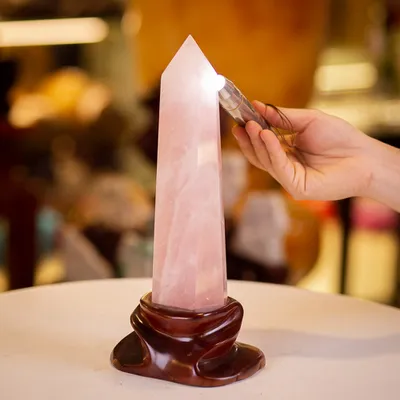 Trụ Thạch Anh Hồng 1,46kg - M07532