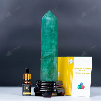 Trụ Đá Fluorite Xanh - 0,94kg - M0752094