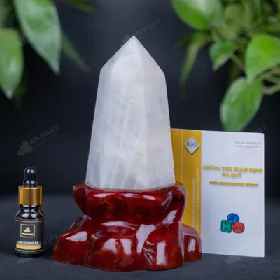Trụ Đá Thạch Anh Trắng - 0.93kg - M1788093