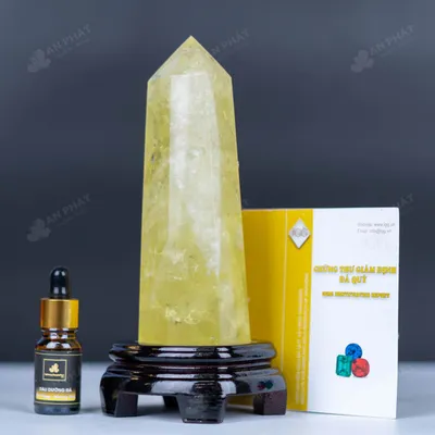 Trụ Đá Thạch Anh Vàng - 0,82kg - M2795082