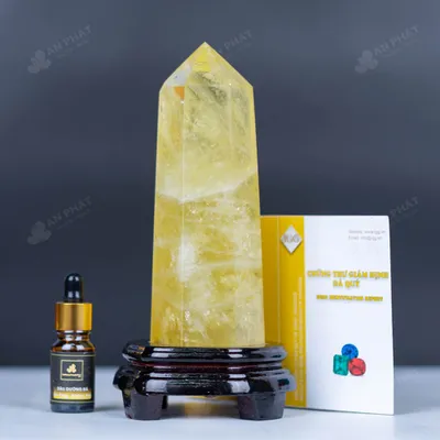 Trụ Đá Thạch Anh Vàng - 0,94kg - M2795094