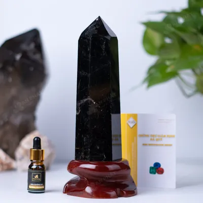 Trụ Thạch Anh Đen - 1,34kg - M1455134